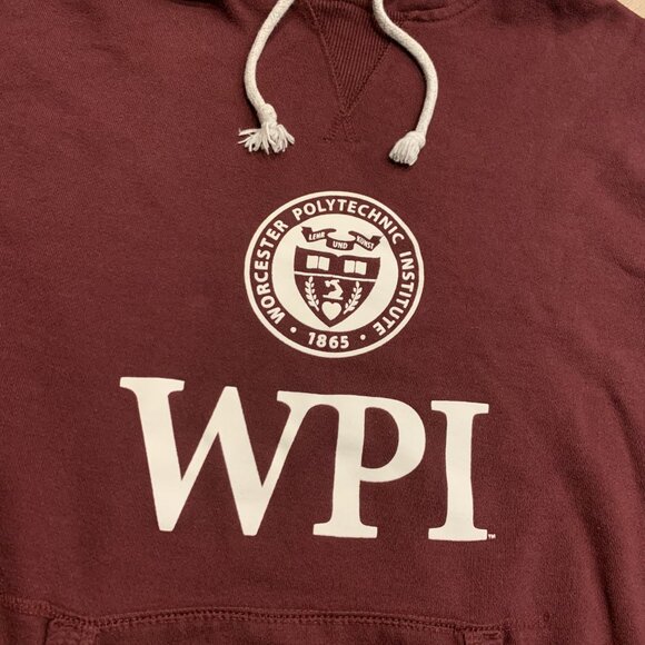 Vintage Y2K Champion Worcester Polytechnic Institute WPI Hoodie Men's Small S - Picture 2 of 6